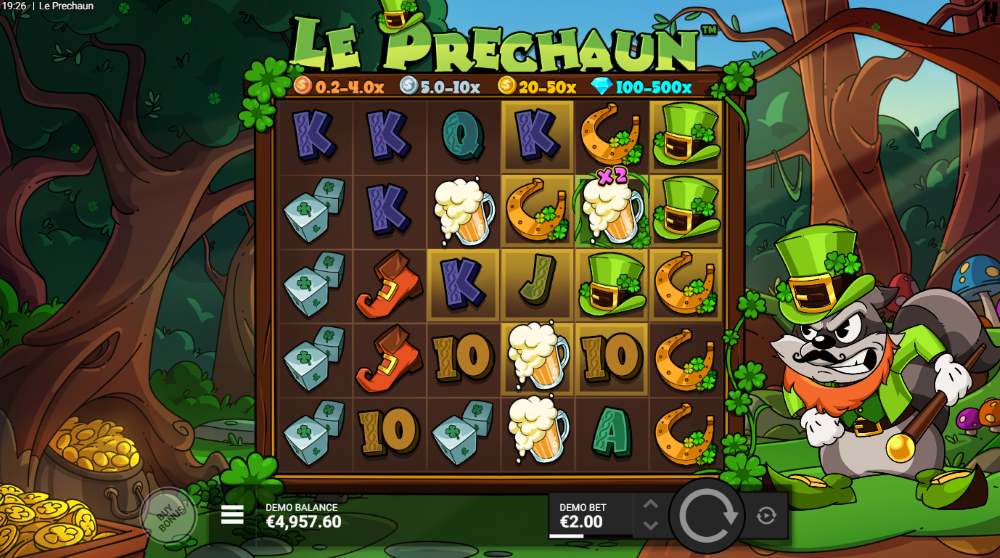 Le Prechaun slot features