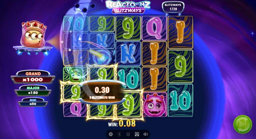 play free Reactoonz Blitzways slot