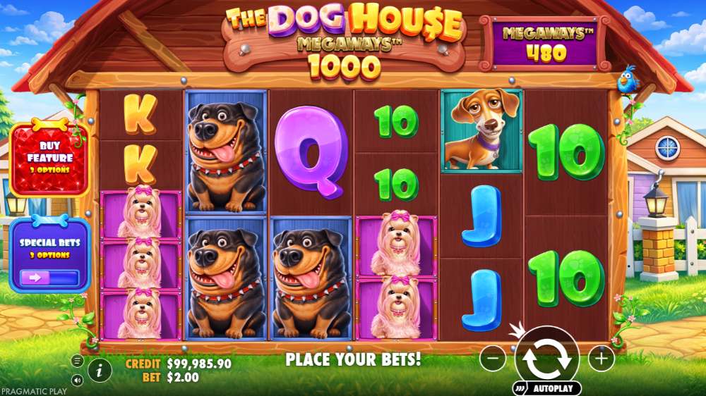 The Dog House Megaways 1000 free slot